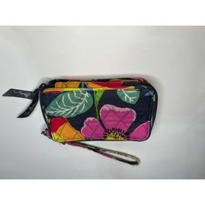 Vera Bradley Wristlet Jazzy Blooms Carry All '13 design
